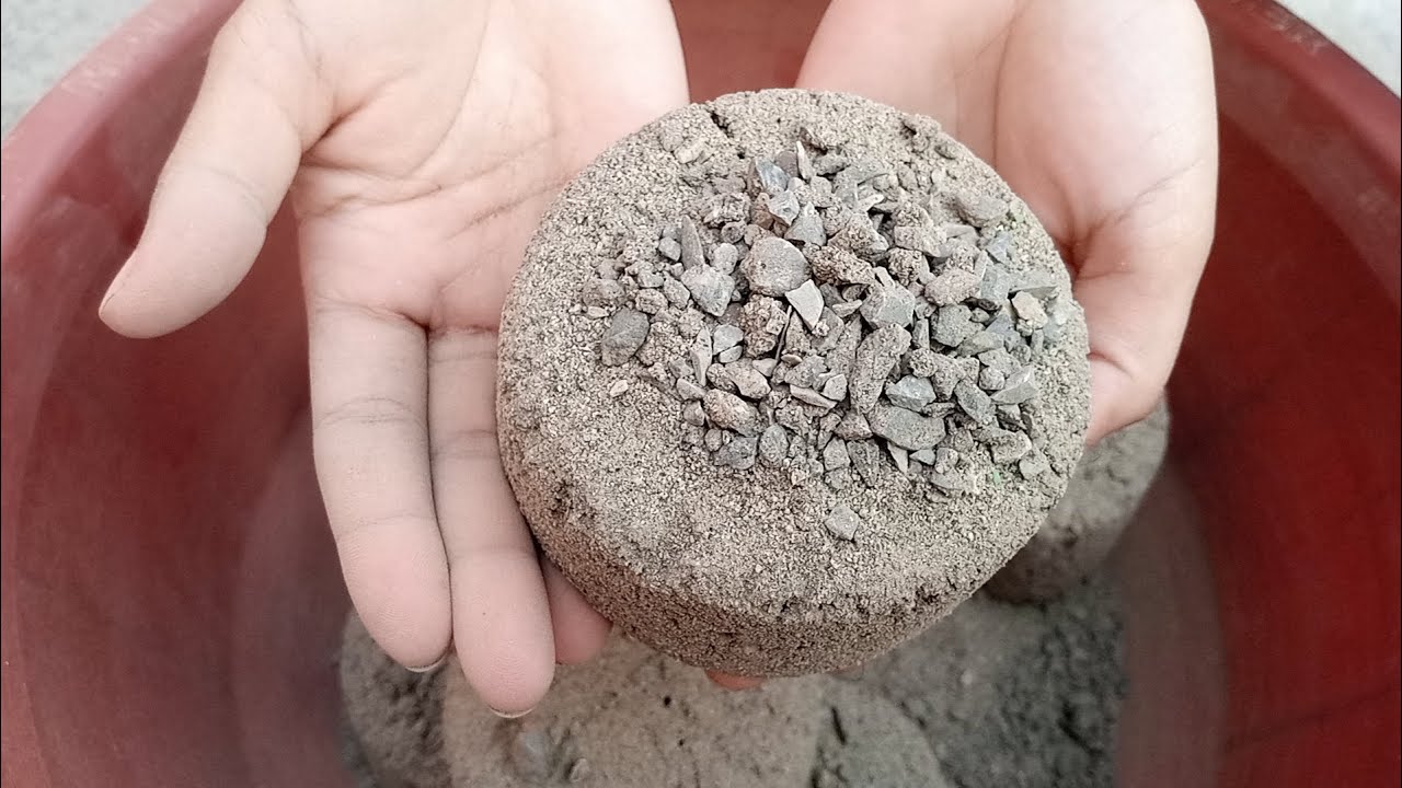 Stony sand dry tub crumbling|| Alot of dust play & pouring ✨ satisfying