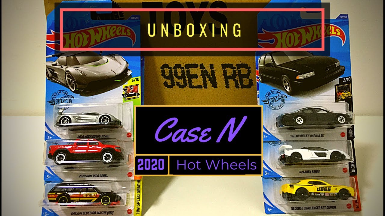 Unboxing - Hot Wheels Case N 2020