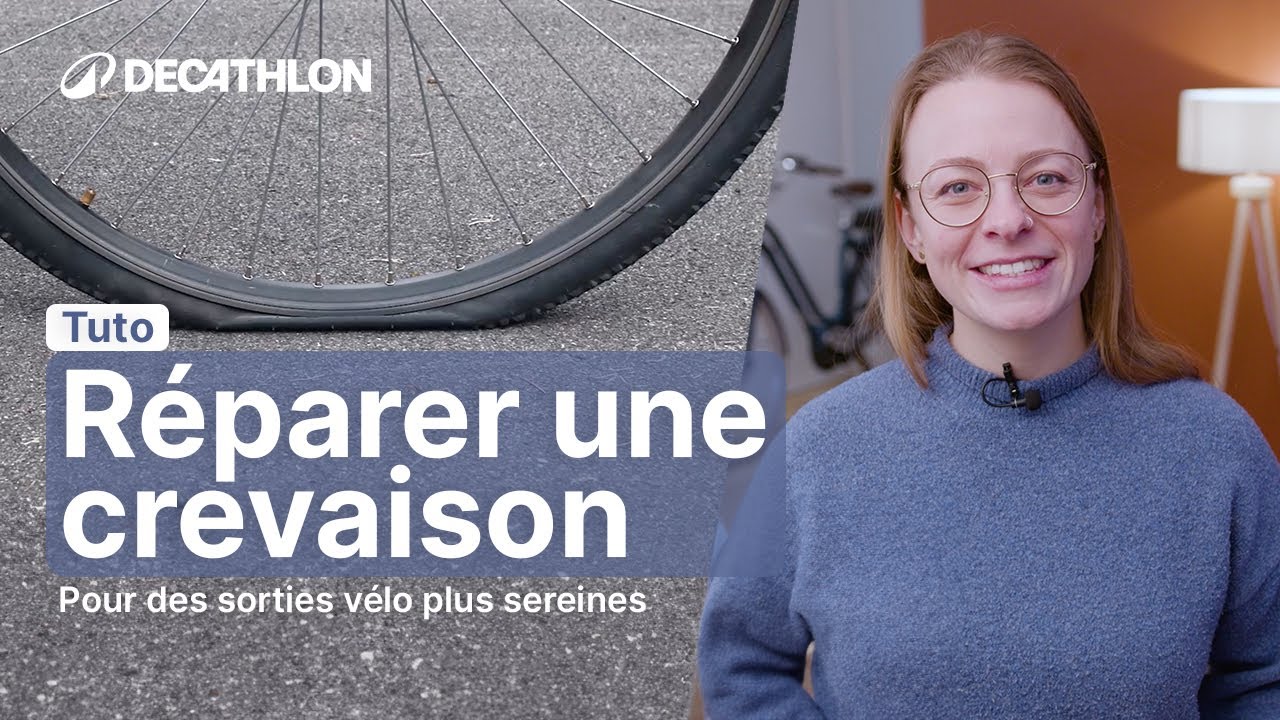 TUTO - Comment réparer une crevaison à vélo sans stress ? 🚴🏻 | Decathlon