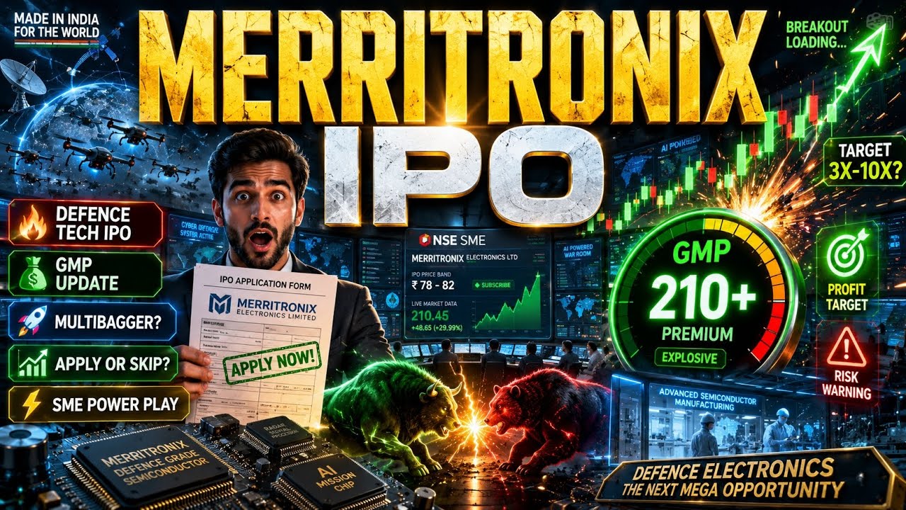 Best Defence IPO of 2026? Merritronix Analysis | SME IPO Review | Long Term or Listing Gain?