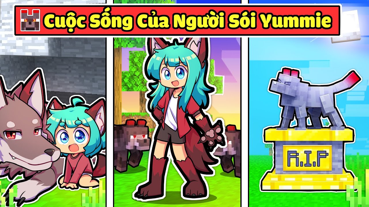 NẾU YUMMIE NGƯỜI SÓI SỞ HỮU SỨC MẠNH PRO VIP TRONG MINECRAFT *YUMMIE NGƯỜI SÓI CUTE 😍💥