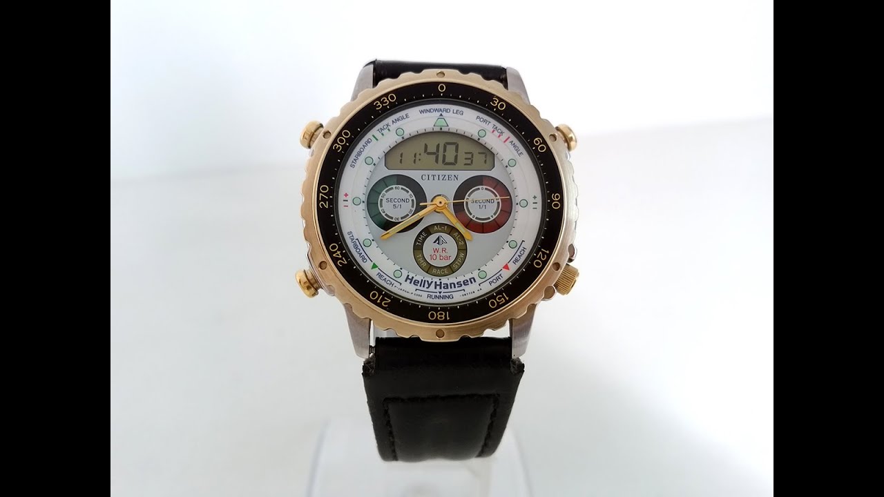 Helly Hansen by CITIZEN Digi-Ana Sailing Watch C050-088808