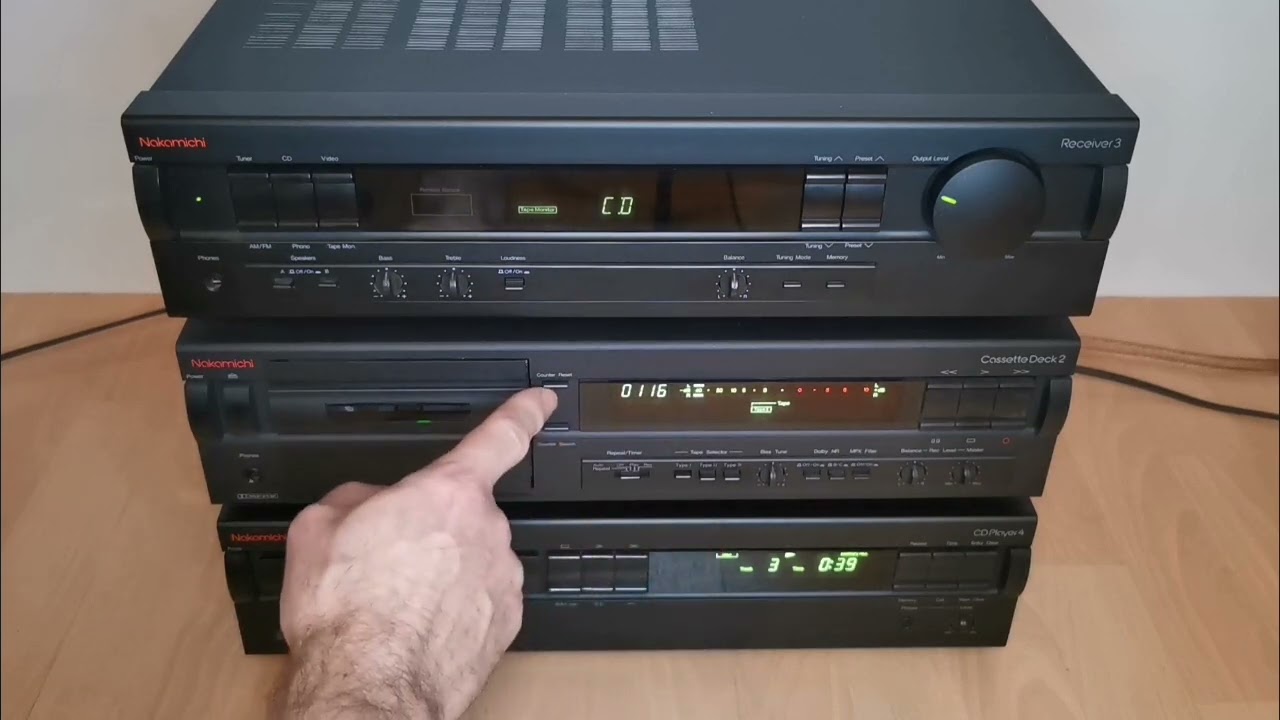 Test Nakamichi CD Player 4, Cassette Deck 2, Receiver 3