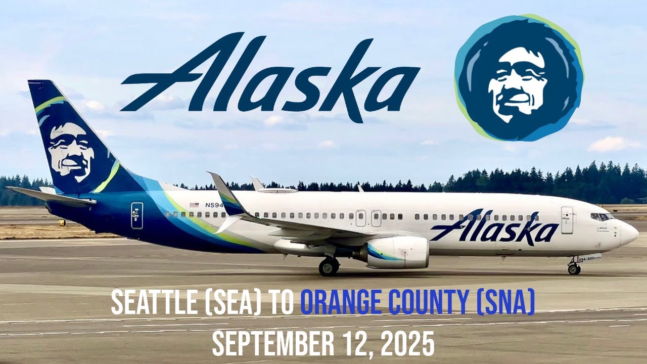 Alaska Airlines: Seattle to Orange County September 12, 2025