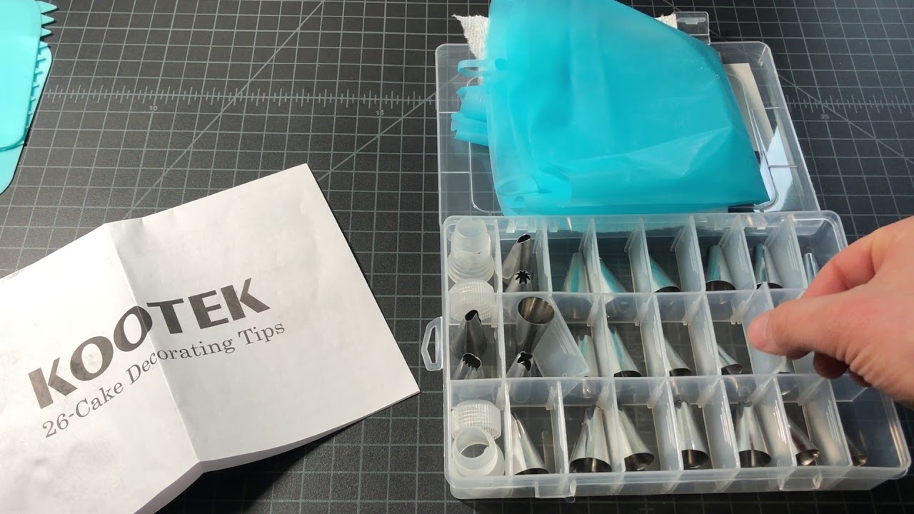 Kootek 32-Piece Cake Decorating Tips Set Review - Piping Tips for Icing