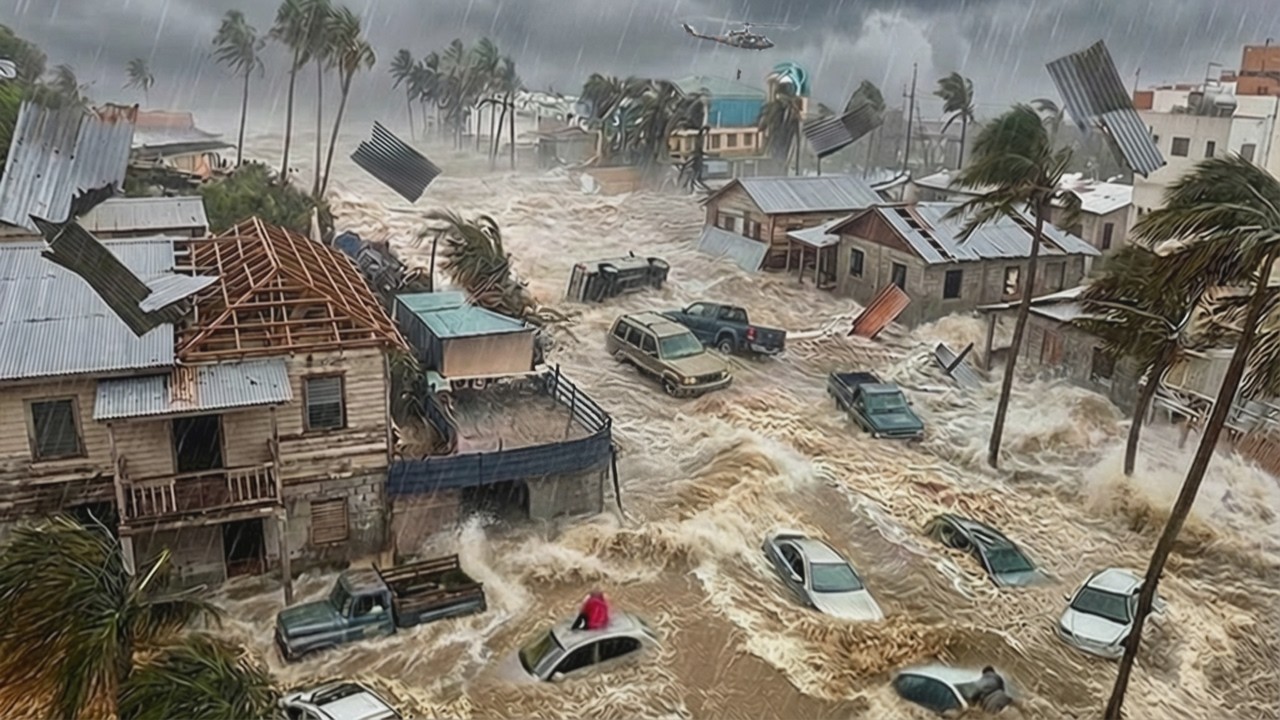 &iexcl;Evacuaci&oacute;n masiva en Saip&aacute;n! El tif&oacute;n Sinlaku, con vientos de 300 km/h, destruye las Islas Mariana