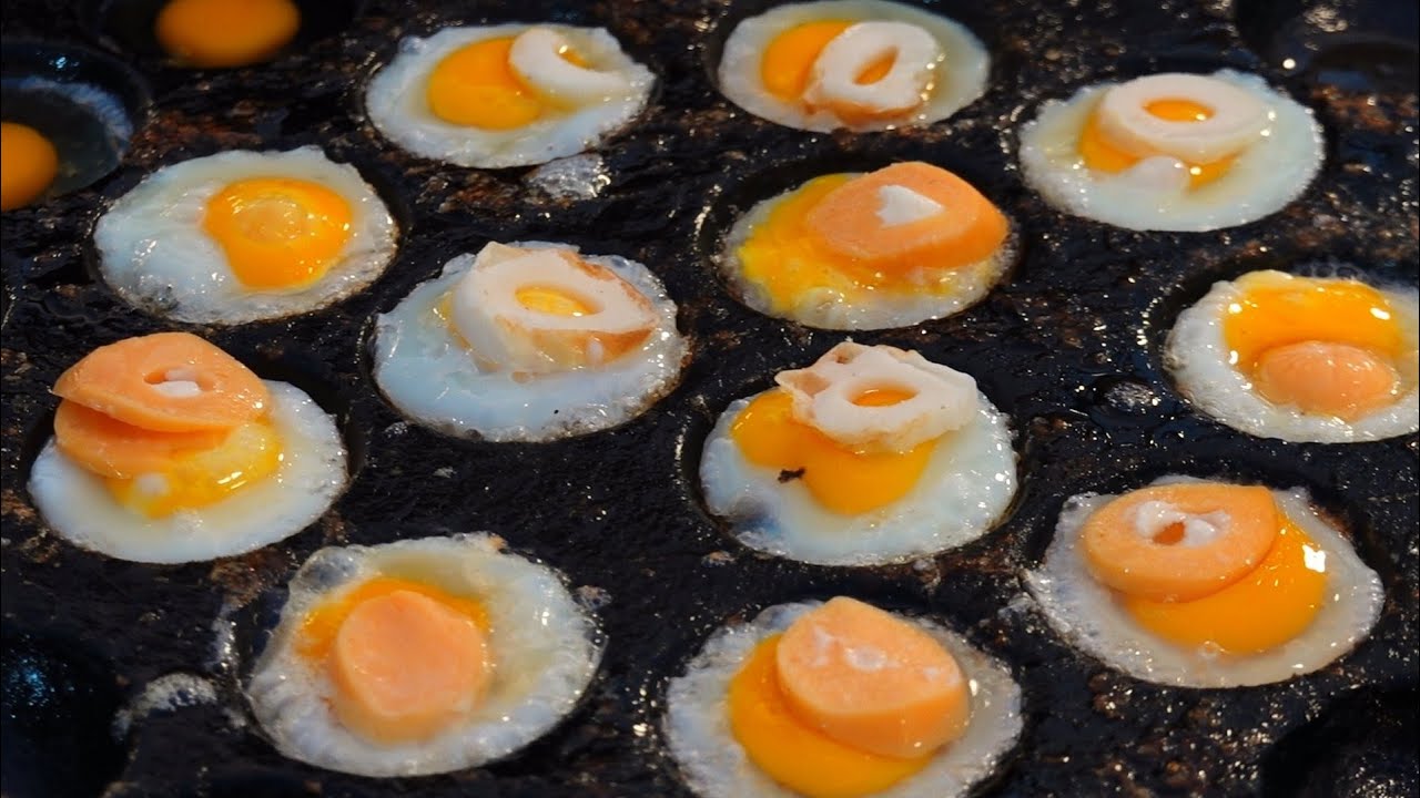 Fried Bird Eggs Quail Egg  तली हुई बटेर अंडे telur puyuh goreng - Thai Street Food | YUMMY FC