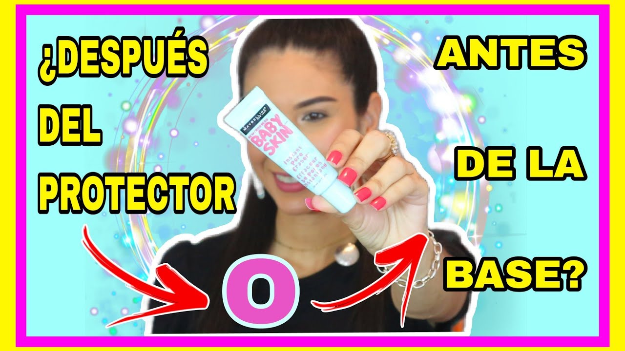 Primer (praimer) Baby Skin Maybelline 💚 Como se aplica y en qué orden se usa? Tutorial Skin + makeup