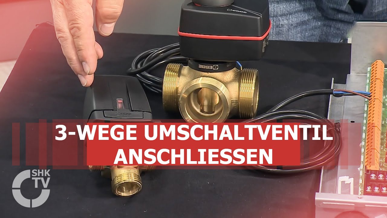 Mitsubishi Electric: Aufbau und Anschluss des 3-Wege Umschaltventil USV 32 | SHK-TV