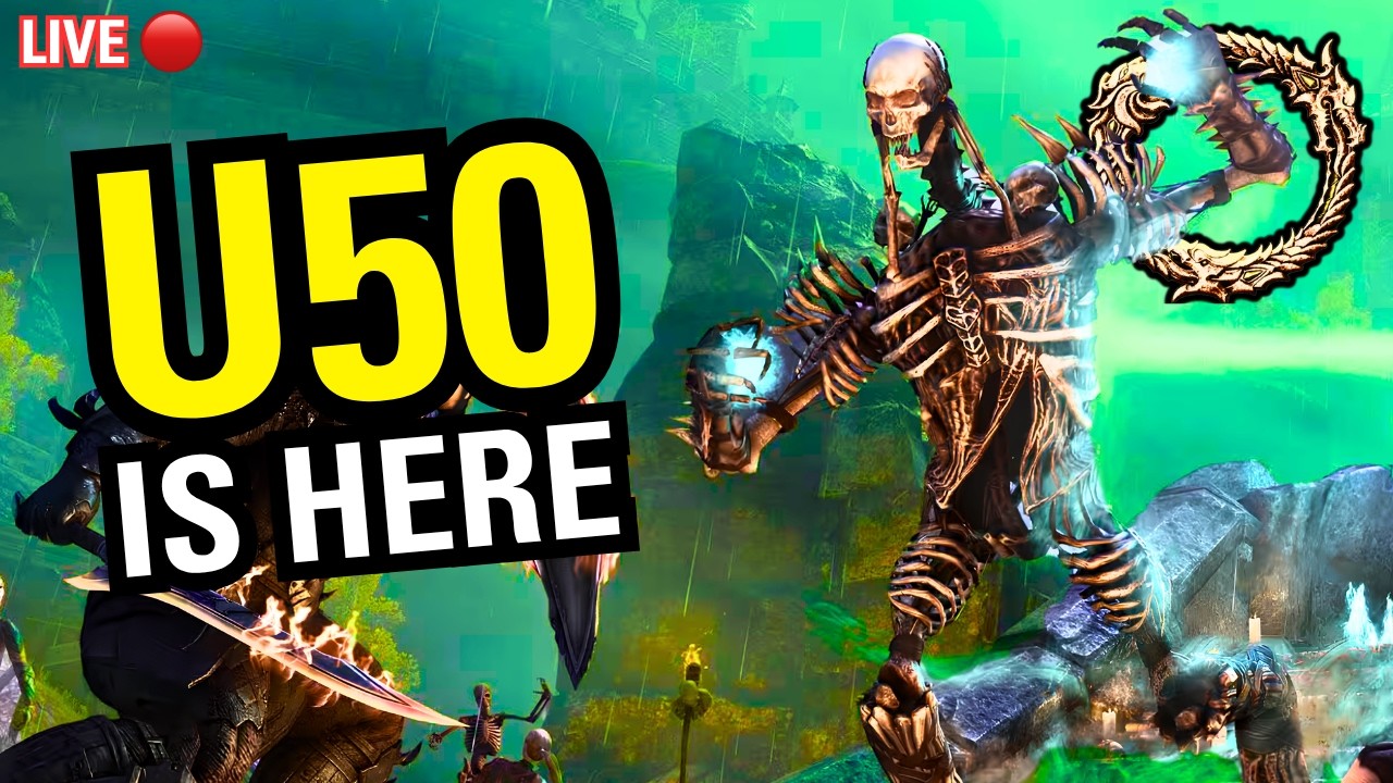 🔴 Let&rsquo;s check out ESO Update 50&hellip; Starting a new WW Sorc ⚡️🐺