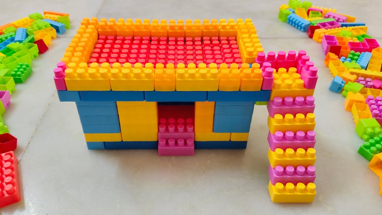 Satisfying DIY House ASMR/ Building Blocks/block game/Lego building fun #asmr#buildingblocks#lego