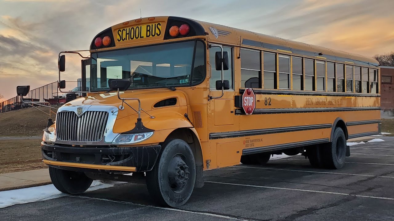 Driving a 2018 International CE School Bus 