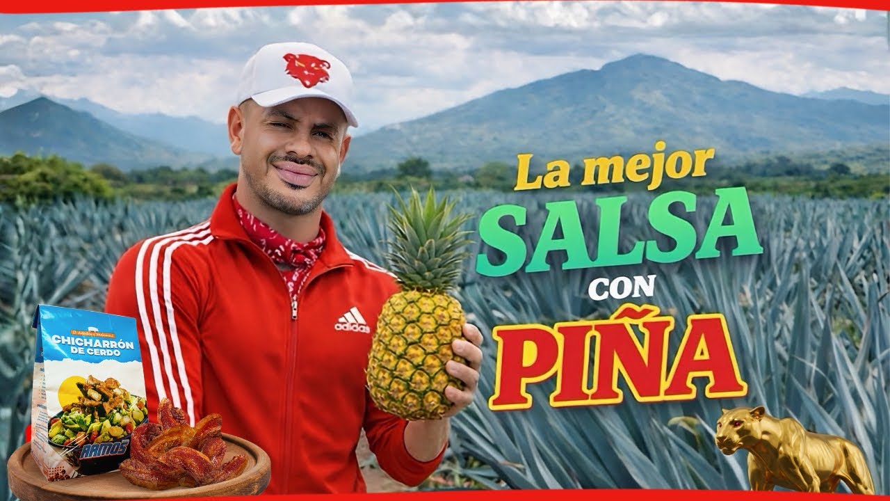 La salsa de piña fácil y Chicharron de la Ramos 🔥🍍 #cocina #receta #fyp #envivo