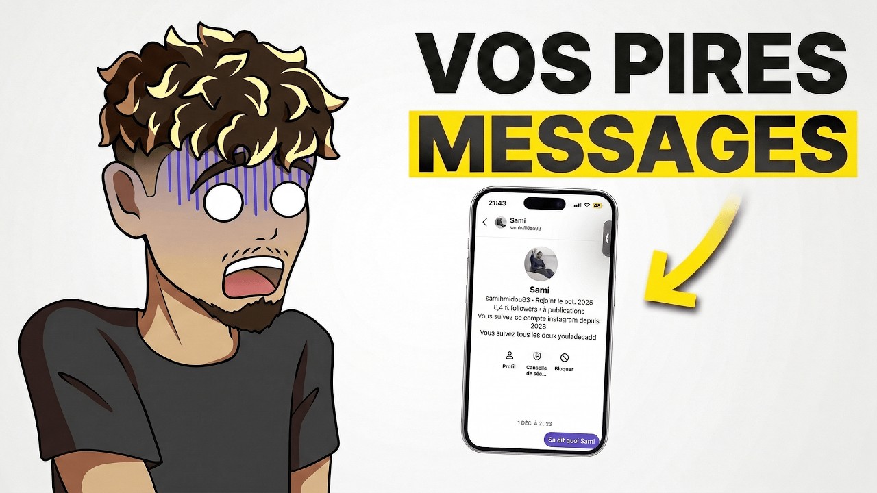 JE RÉAGIS À VOS PIRES MESSAGES... 💀 (C'est cruel)