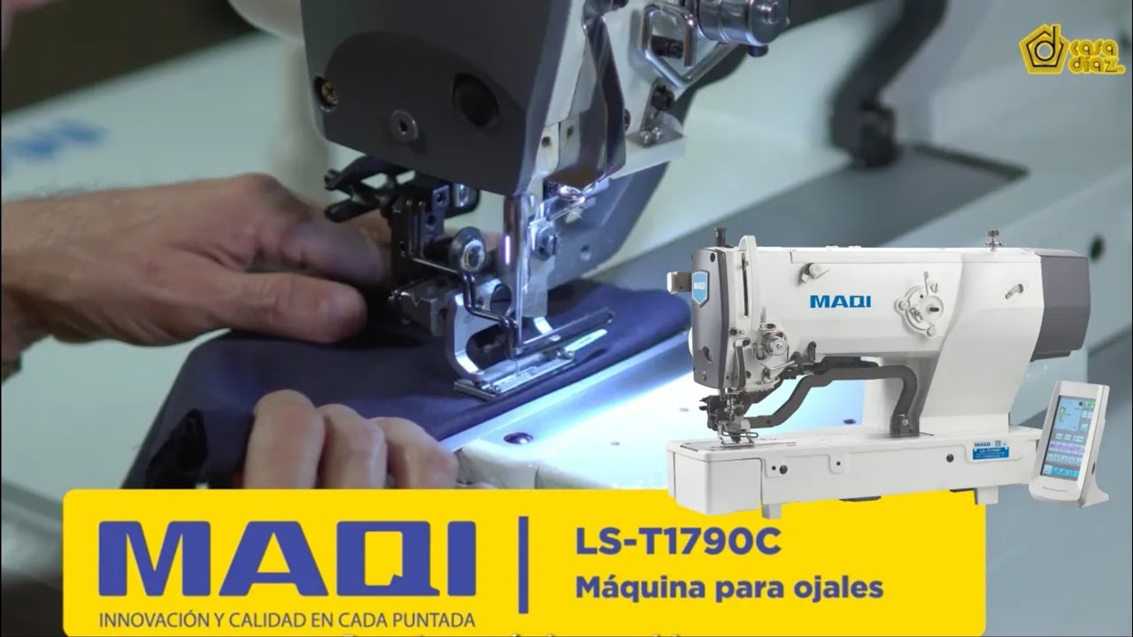 Conoce la ojaleadora electrónica programable MAQI LS-T1790C