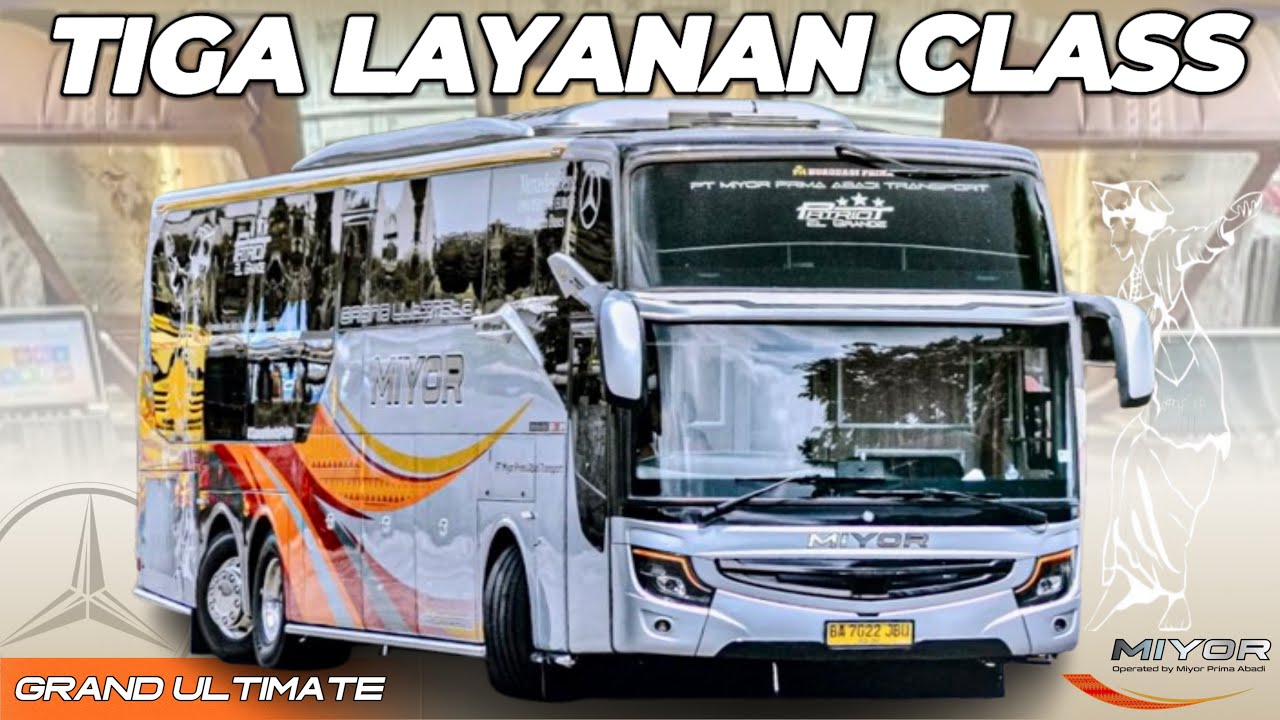 GRAND ULTIMATE‼️Layanan Terbaru MIYOR Pakai Body Patriot EL GRANDE Sasis Mercy Tronton O500 RSD 2445