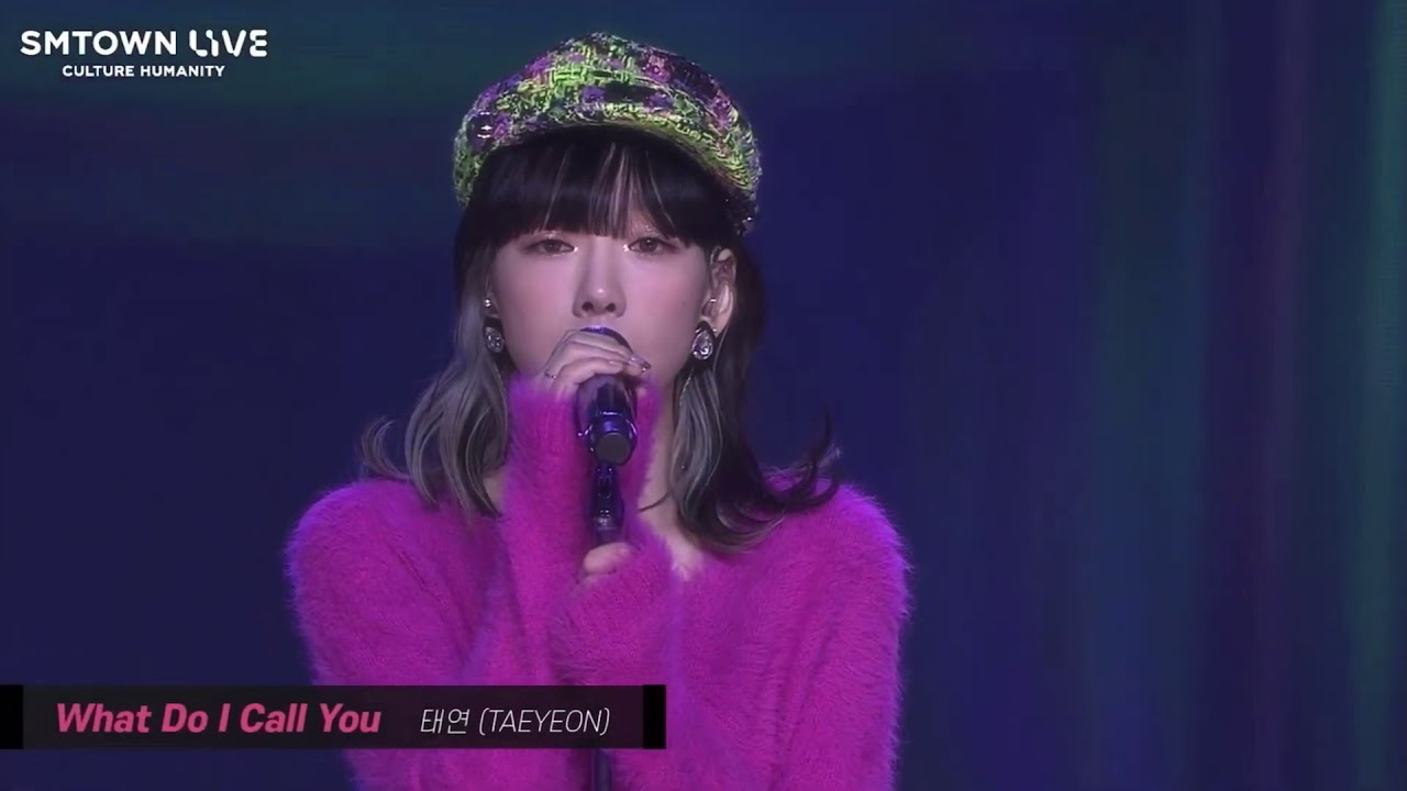 Taeyeon - What Do I Call You (SMTOWN Culture Humanity Concert)