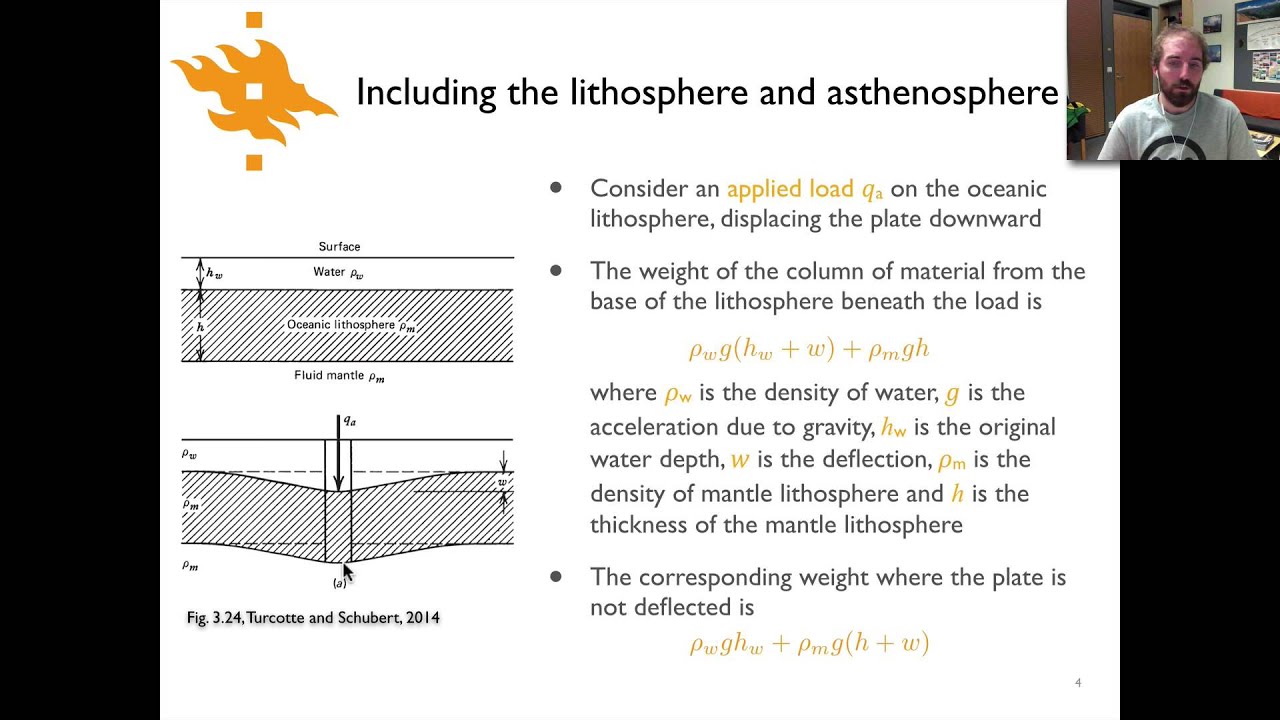 Geodynamics - Lecture 6.4: Flexure of the lithosphere
