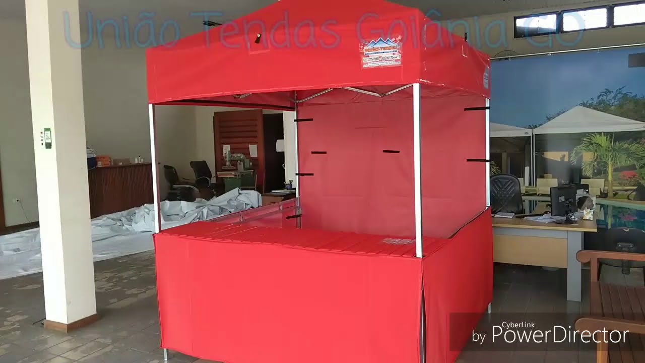 #aluminium #tent #barraca #bigtent Tenda Sanfonada Balcão