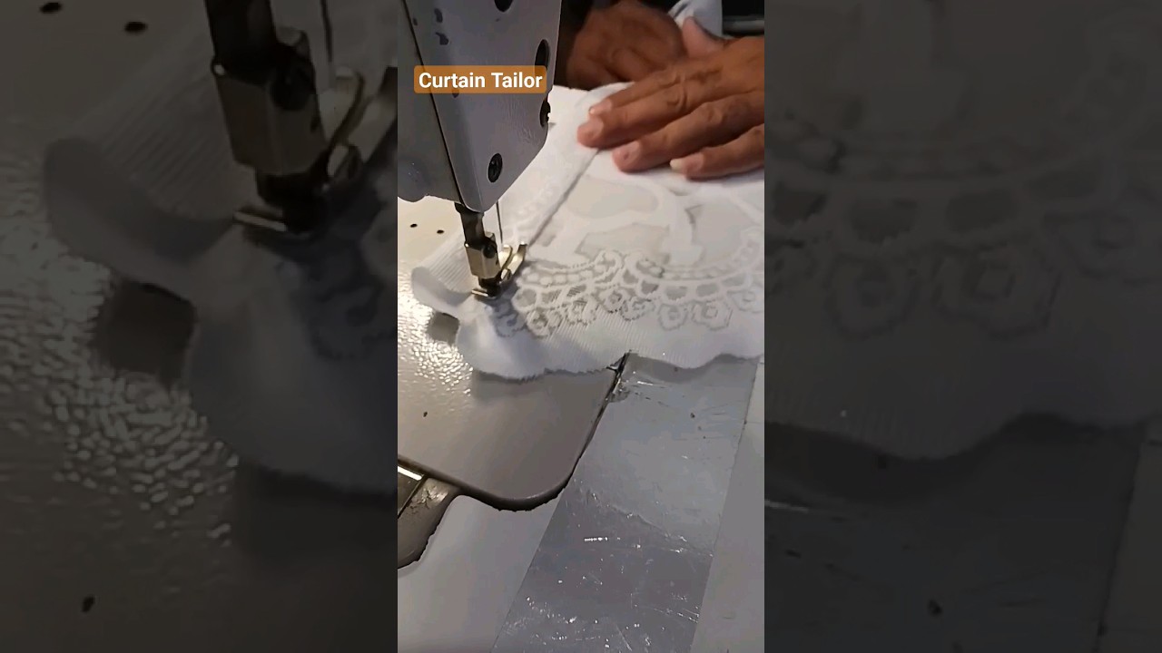 Net curtain side stitching #curtains #curtainaccessories #sewing #curtainideas