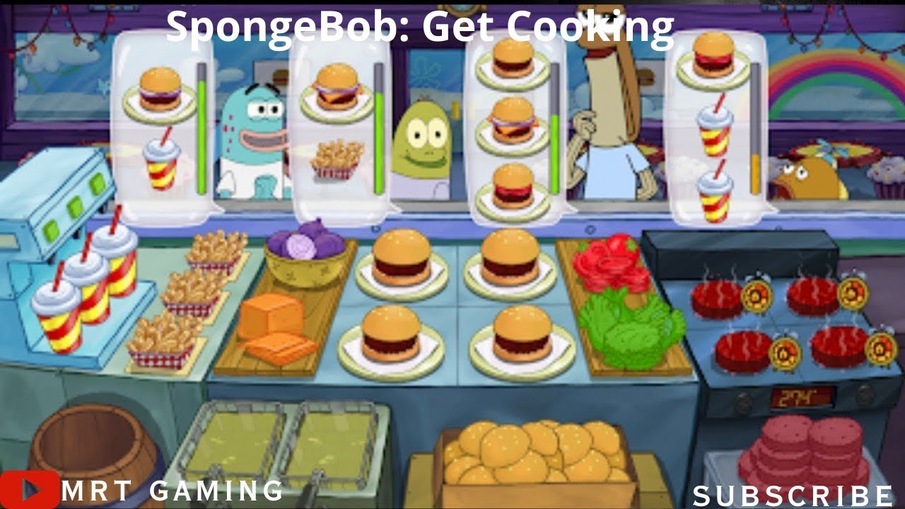 Krusty Krab Ramai Banget! Banyak Pesanan! | SpongeBob Get Cooking