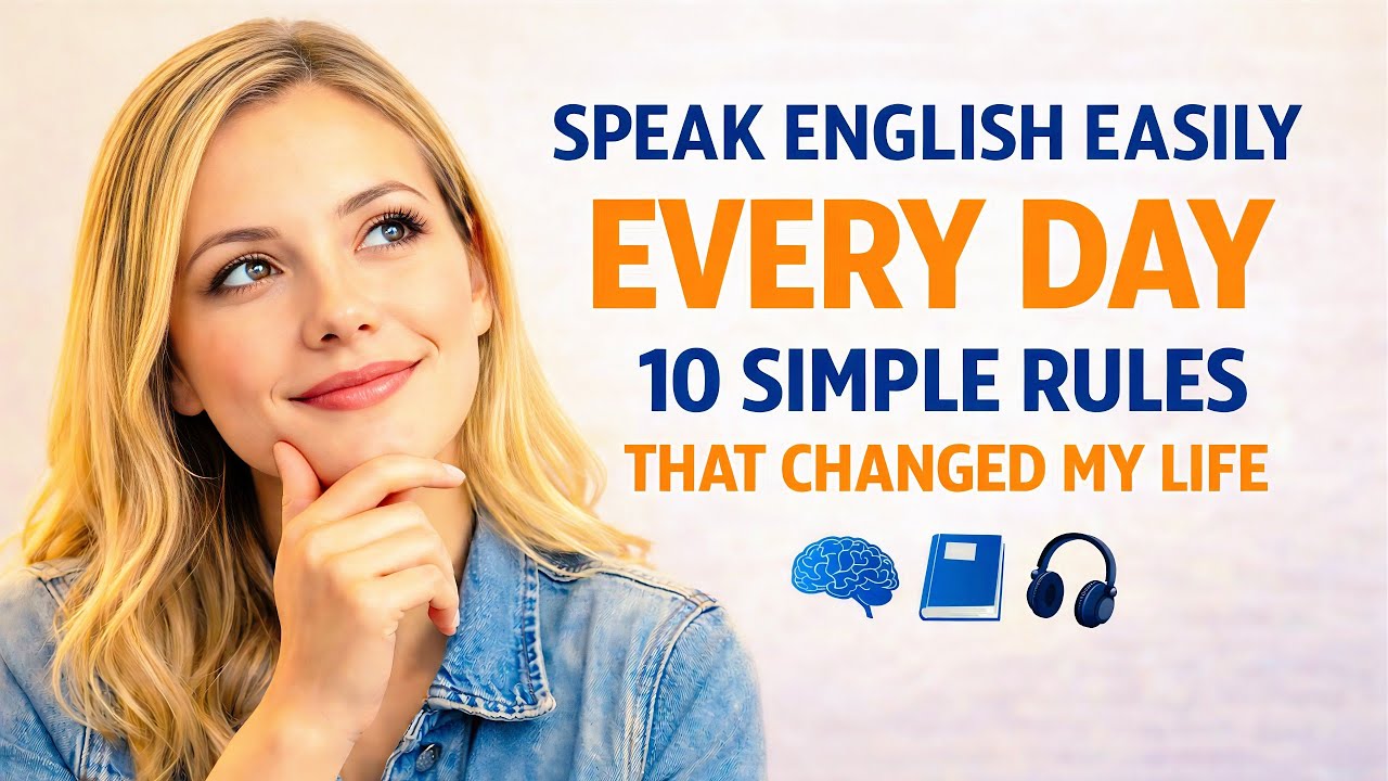 Speak English Easily Every Day | 10 Simple Rules That Changed My Life 