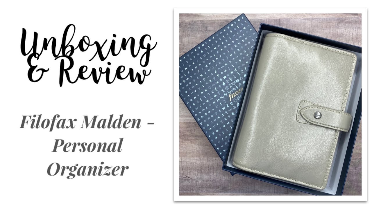 Filofax Malden Personal Size Organizer | Unboxing and Review | #filofax #filofaxmalden