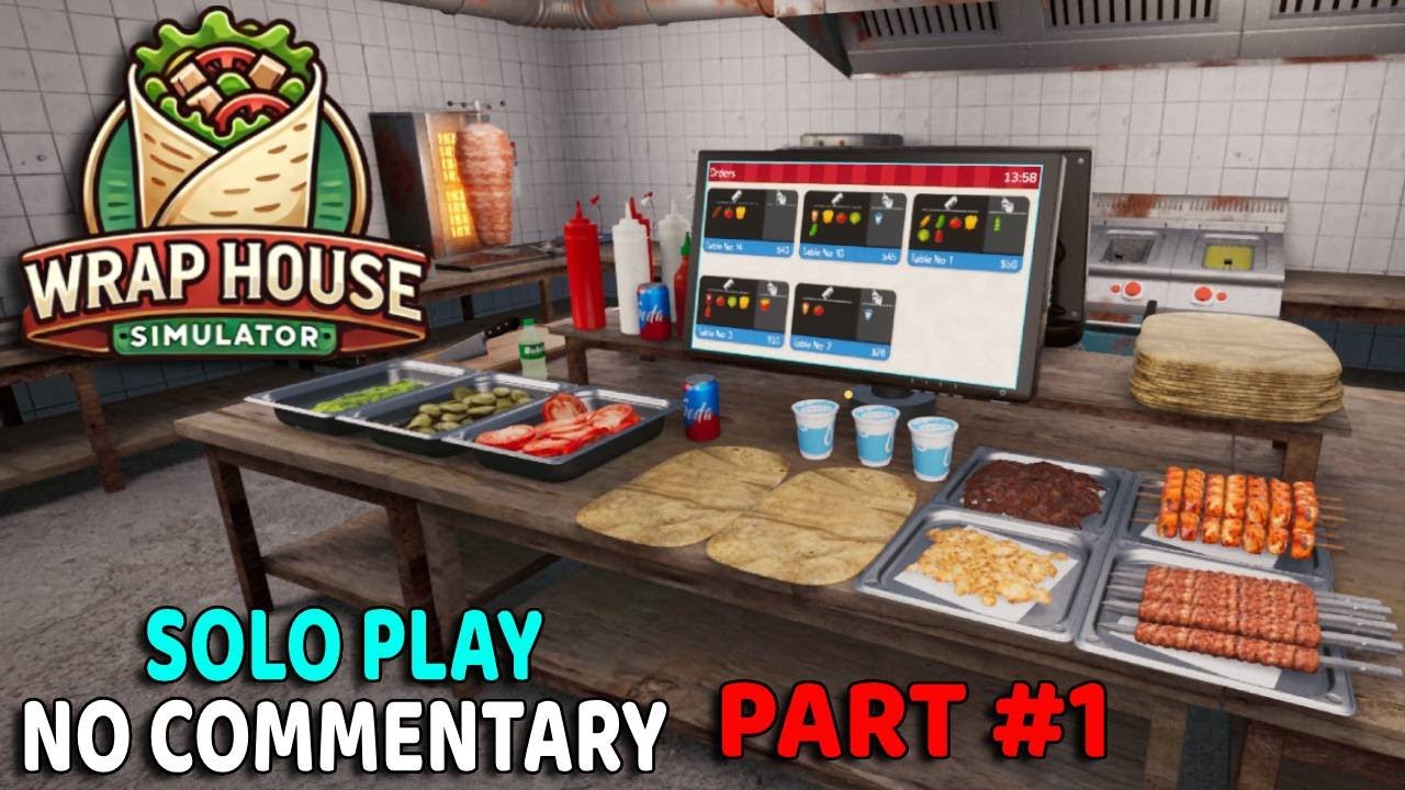 Wrap House Simulator PART #1 | SOLO No Commentary long gameplay