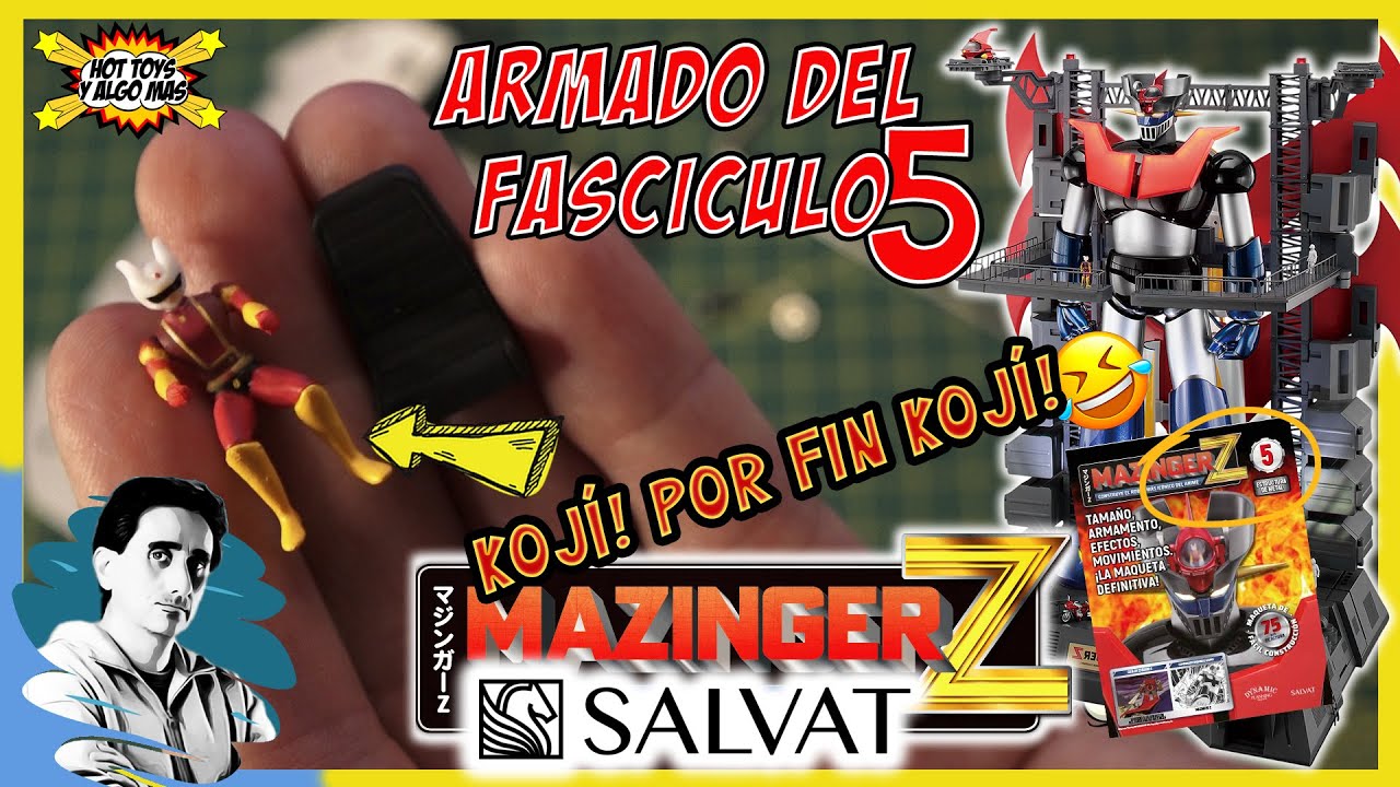 ⭕️ MAZINGER Z Salvat Fascículo 5 - POR Fin KOJÍ !!!!!!!!!!... no lo armes sin ver! ⭕️ #mazingerz