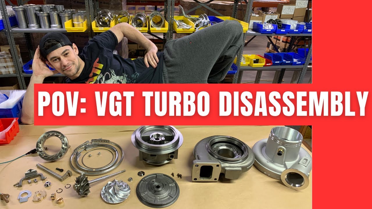 Разборка турбины Holset Style VGT для Cummins ISX | HE500VG