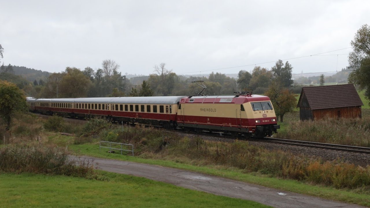 Gäubahn Oktober 2025, Umleiter, TEE, ICE, Messzug, Railadventure und vieles mehr