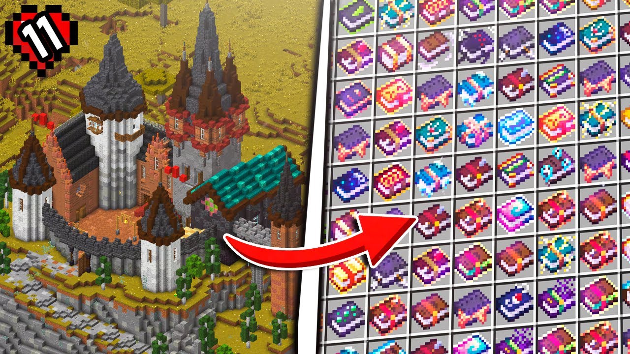 Conseguí TODOS los ENCANTAMIENTOS en Minecraft