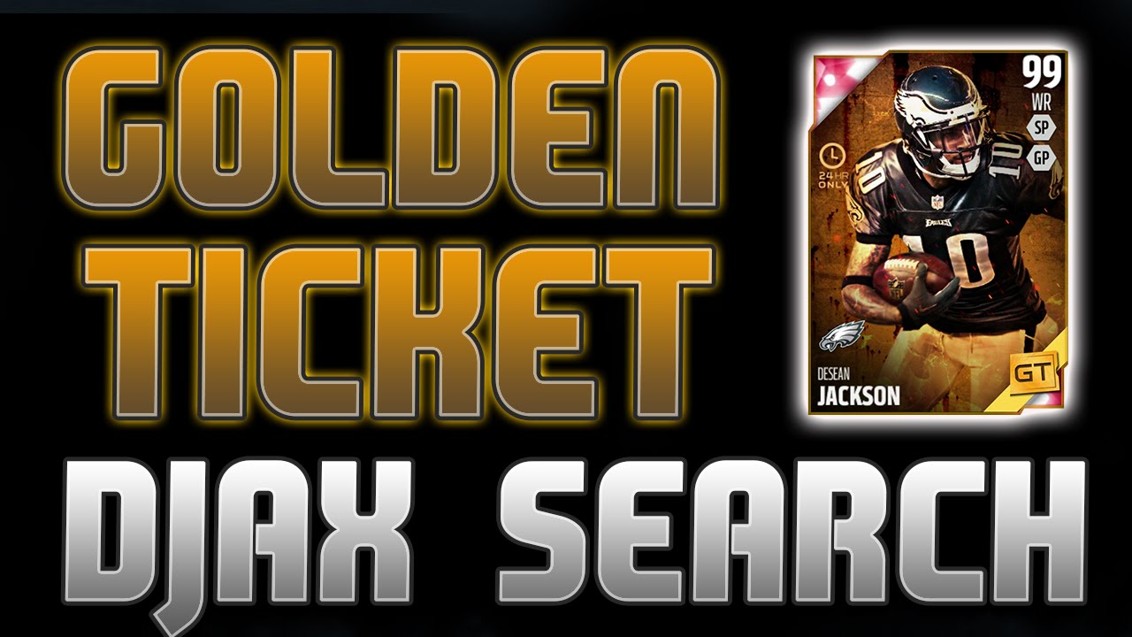 GOLDEN TICKET SEARCH | GT D-Jax | MUT 16 Ultimate Team Pack Opening