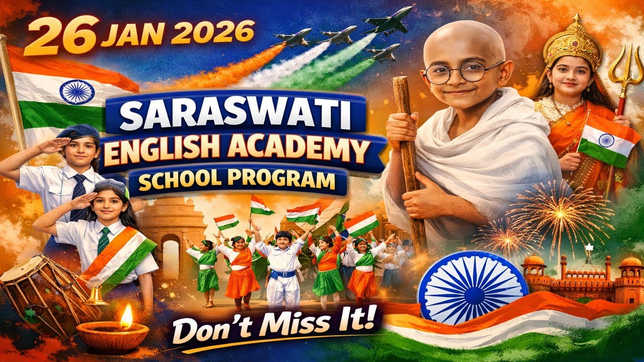 Republic Day Celebration 2026 | Saraswati English Academy | Full Video #SaraswatiEnglishAcademy