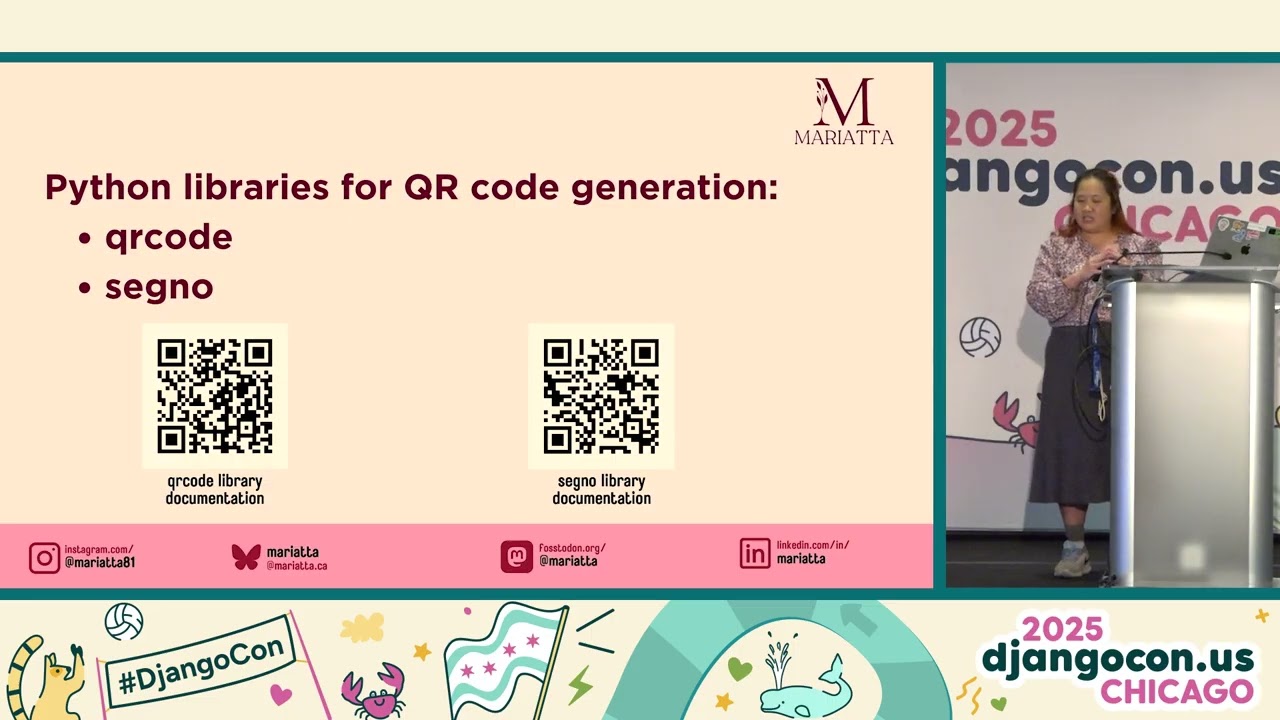 DjangoCon US 2025 — Обратное проектирование генератора QR-кодов и переадресатора URL-адресов... с...