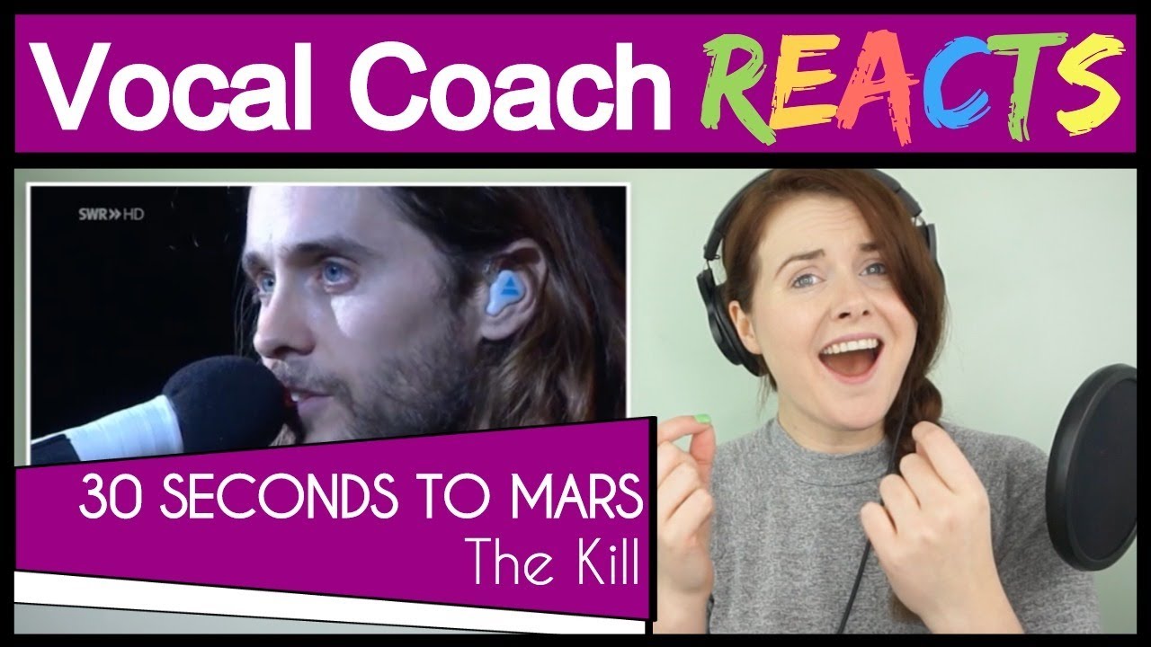 Vocal Coach reacts to 30 Seconds to Mars - The Kill  (Jared Leto Live)
