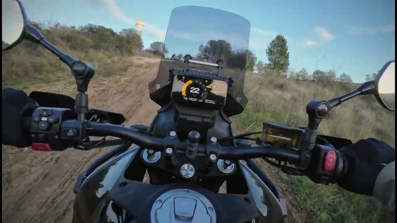 First off-road experience with the CFMoto 450MT.