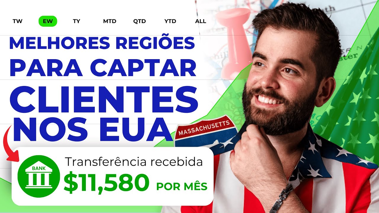 AS MELHORES Regiões dos EUA Para Captar Clientes Brasileiros com Tráfego Pago