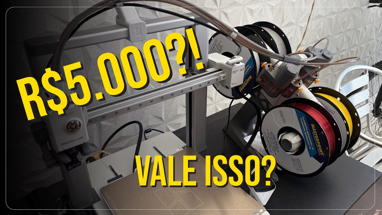 Comprei a Bambu Lab A1… Vale Tudo Isso Mesmo? (Unboxing)