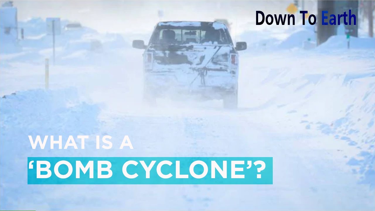 What is a 'bomb cyclone'?