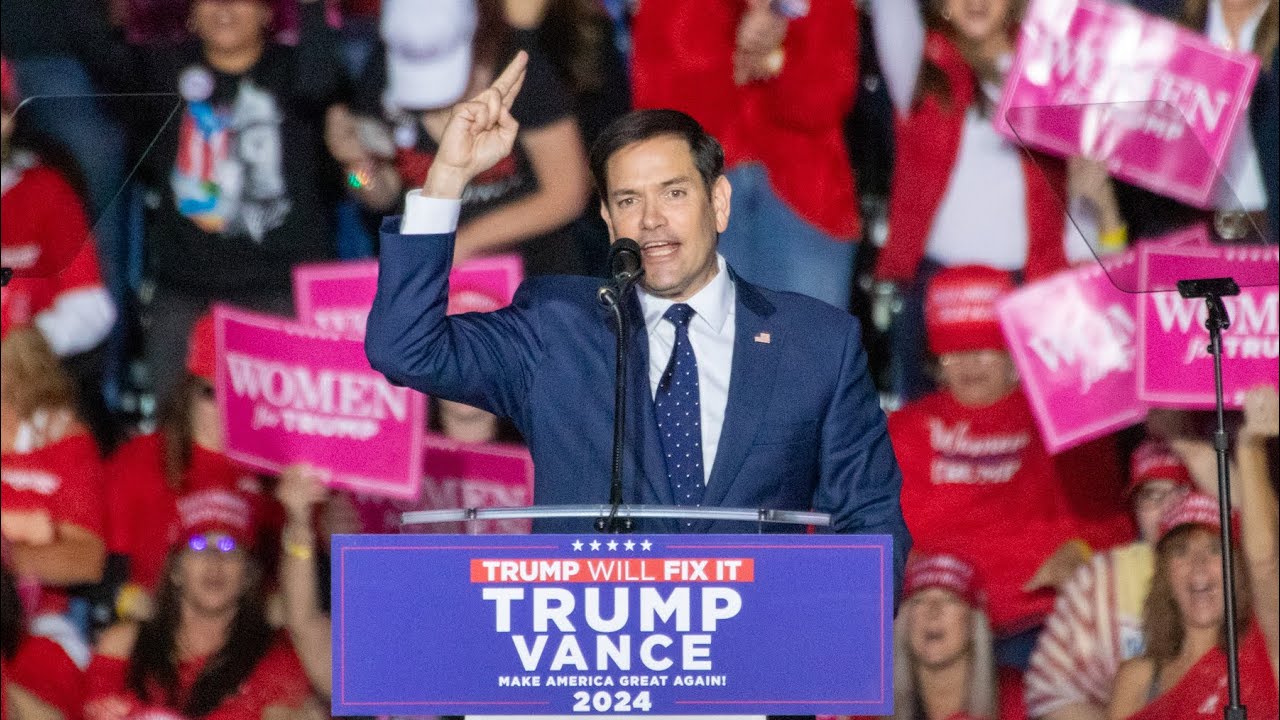 Marco Rubio speaks at Trump Rally in Reading, Pennsylvania