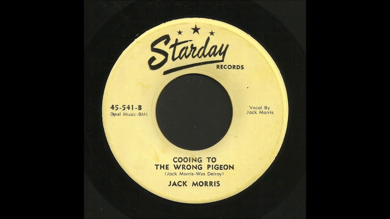 Jack Morris - Cooing To The Wrong Pigeon - Country Bop 45