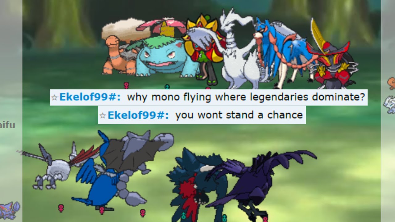 THIS IS WHY YOU DONT UNDERESTIMATE TROLL MONO FLYING ON POKEMON SHOWDOWN!!!