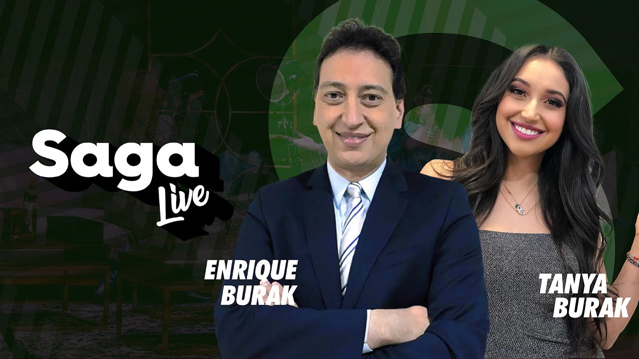 Tanya Burak y Enrique Burak con Adela Micha