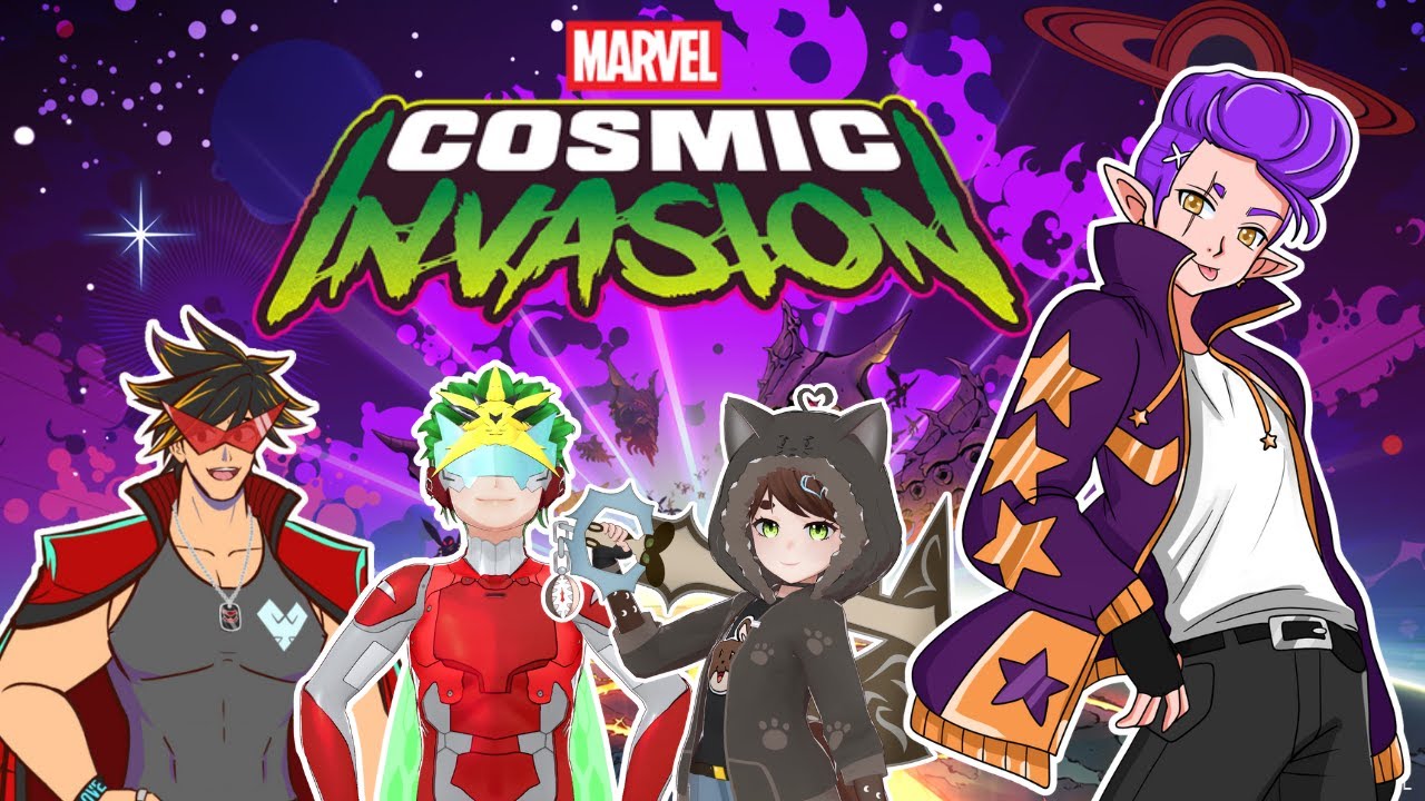 Marvel Invasion with @stargazerkg @GiantTabbyCh @venituber
