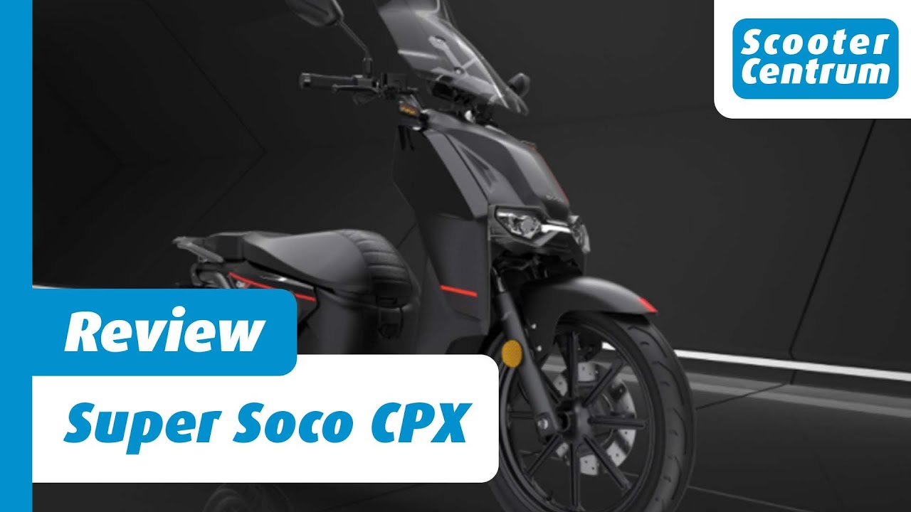 SUPER SOCO CPX 2022 - ALLE DETAILS REVIEW - GROTE ELEKTRISCHE SCOOTER VOOR 2 PERSONEN !?