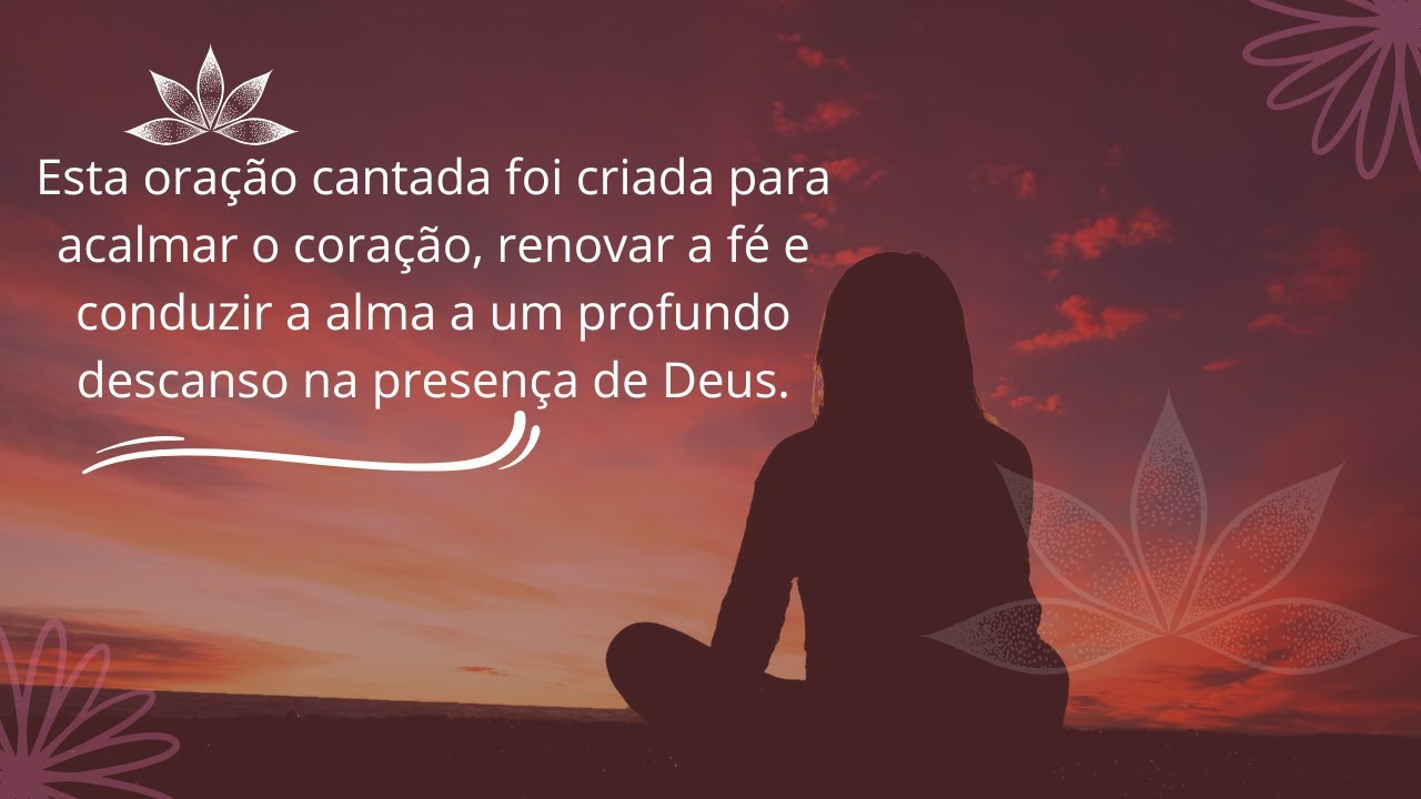 Descanso na Tua Presença | Oração Cantada para Dormir, Confiar e Encontrar Paz