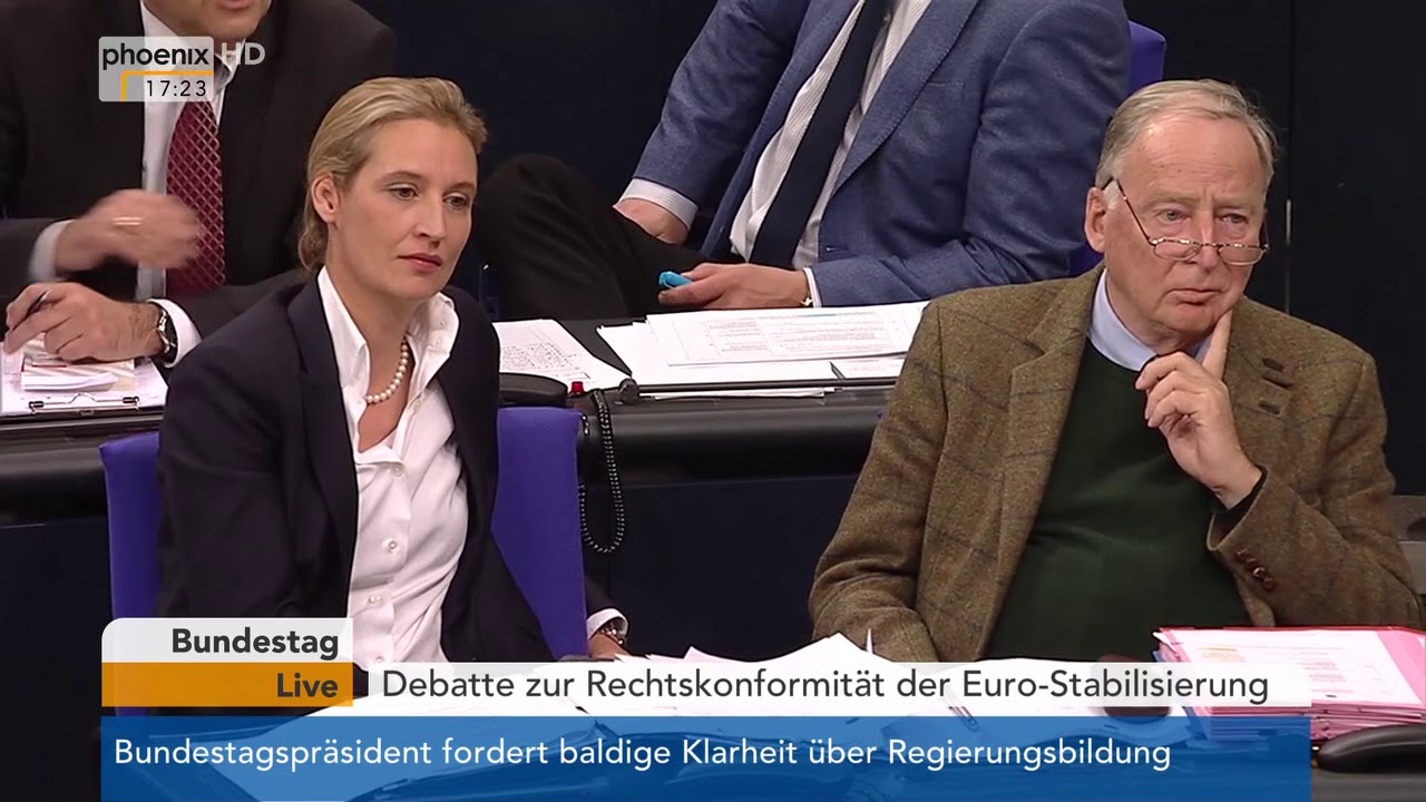 Ausschnitt aus der Debatte zur Rechtskonformit&auml;t der Euro-Stabilisierung vom 21.11.17