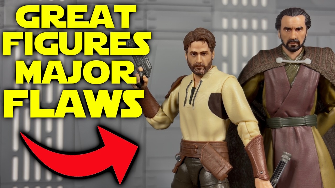 Обзор новых фигурок мастеров-джедаев Дуку и Кайла Катарна из серии Star Wars Black Series.
