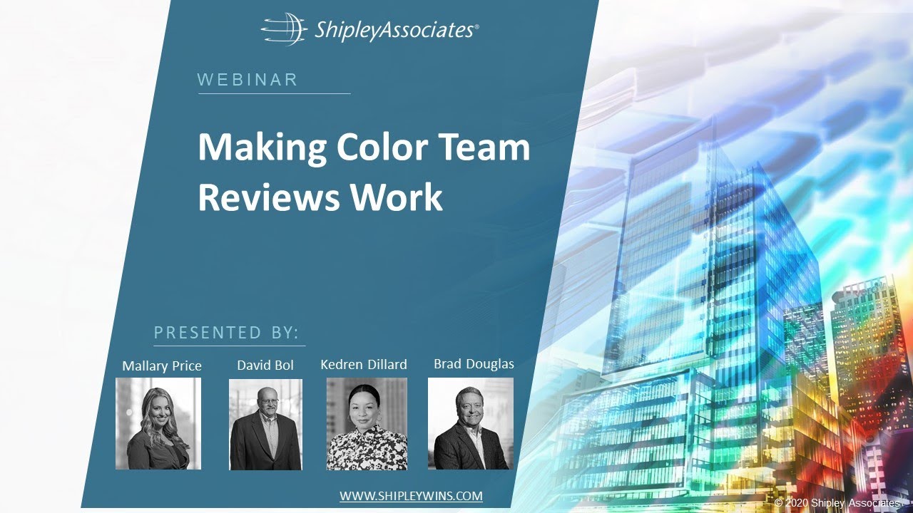 June 2020 Webinar - Making Color Team Reviews Work